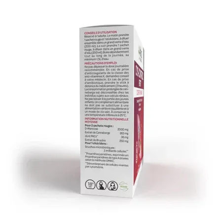 Arkopharma Cys-Control Fort Confort Urinaire 10 sachets + 5 sticks - côté 1