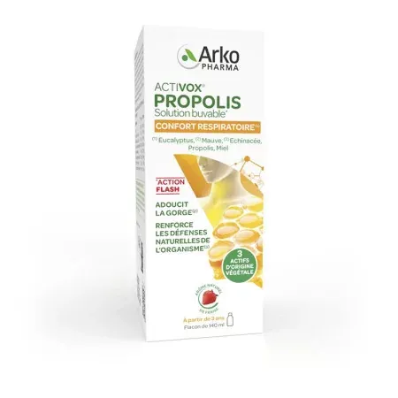 Arkopharma Activox Propolis Confort Respiratoire 140ml - Univers Pharmacie