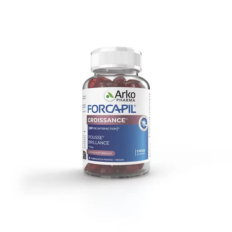 Arkopharma Forcapil Croissance 60 gummies - Univers Pharmacie Arkopharma Forcapil Croissance 60 gummies - Univers Pharmacie