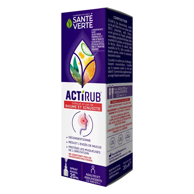 Santé Verte ActiRub Spray Nasal 20ml