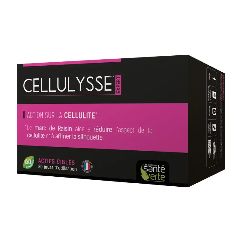 Santé Verte Cellulysse Expert 60 comprimés - Univers Pharmacie Santé Verte Cellulysse Expert 60 comprimés - Univers Pharmacie