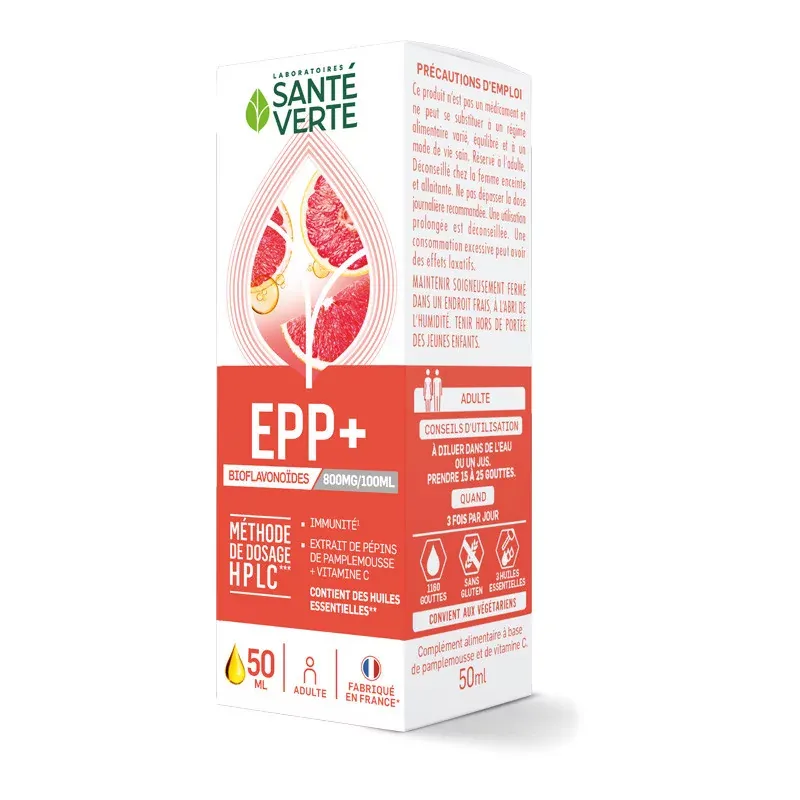 Santé Verte EPP+ 800mg/100ml 50ml - Univers Pharmacie Santé Verte EPP+ 800mg/100ml 50ml - Univers Pharmacie