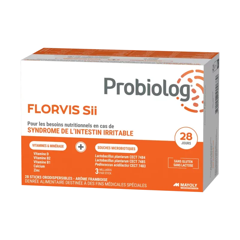 Probiolog Florvis Sii 28 sticks orodispersibles - Univers Pharmacie Probiolog Florvis Sii 28 sticks orodispersibles - Univers Pharmacie