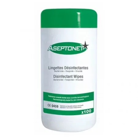 Aseptonet Lingettes Désinfectantes X100 - Univers Pharmacie