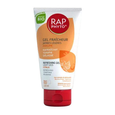 Rap Phyto Gel Tonic Jambes Légères Agrumes 150ml - Univers Pharmacie