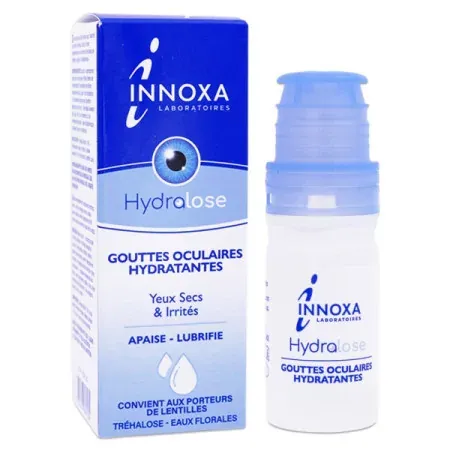 Innoxa Hydralose Gouttes Oculaires Hydratantes 10ml - Univers Pharmacie
