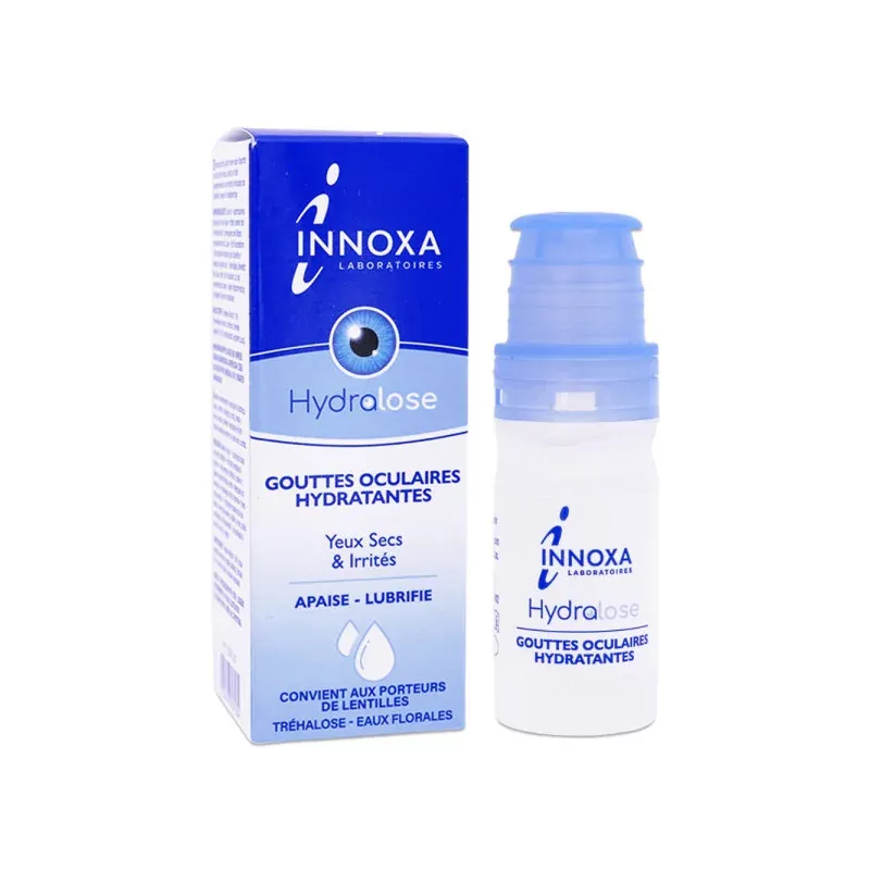 Innoxa Hydralose Gouttes Oculaires Hydratantes 10ml - Univers Pharmacie Innoxa Hydralose Gouttes Oculaires Hydratantes 10ml - Univers Pharmacie