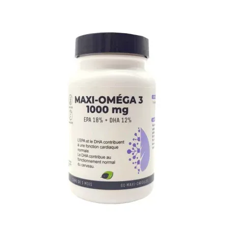 Uprana Maxi-Oméga 3 60 maxi-capsules - Univers Pharmacie