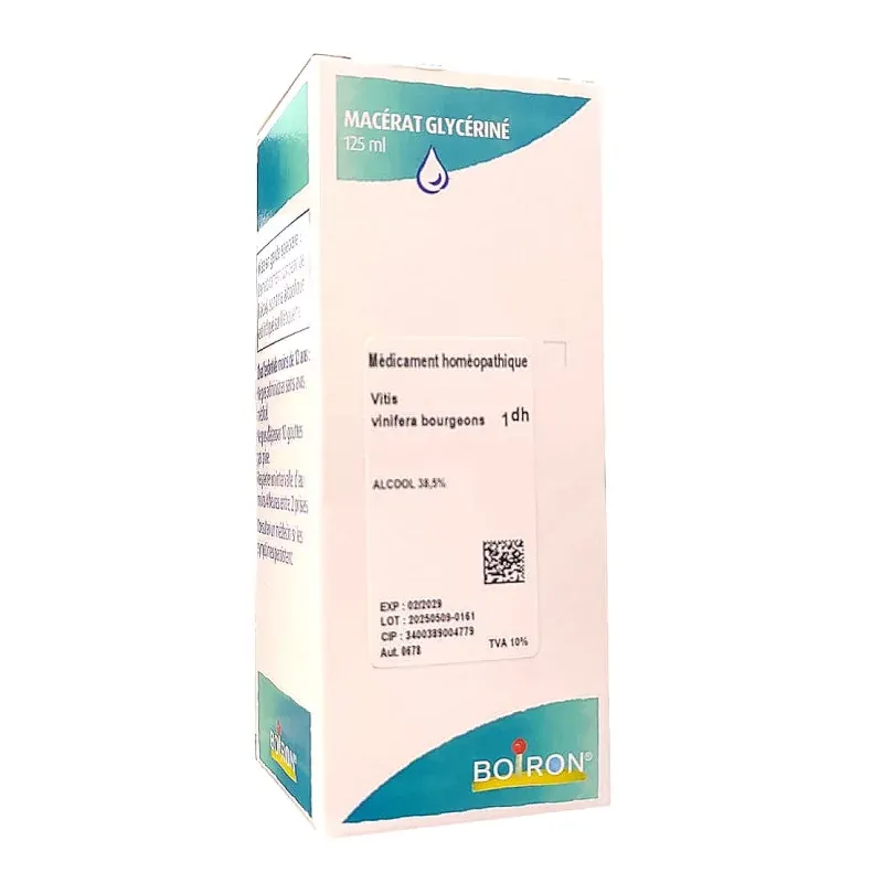 Boiron Vitis Vinifera Bourgeons 1dh 125ml - Univers Pharmacie Boiron Vitis Vinifera Bourgeons 1dh 125ml - Univers Pharmacie