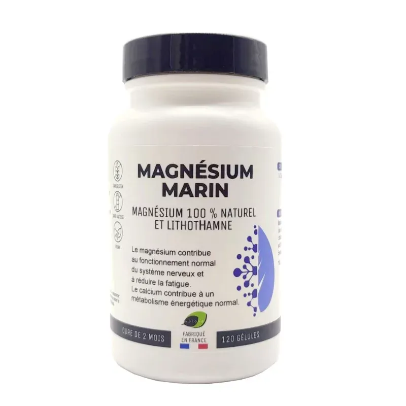 Uprana Magnésium Marin 120 gélules - Univers Pharmacie Uprana Magnésium Marin 120 gélules - Univers Pharmacie