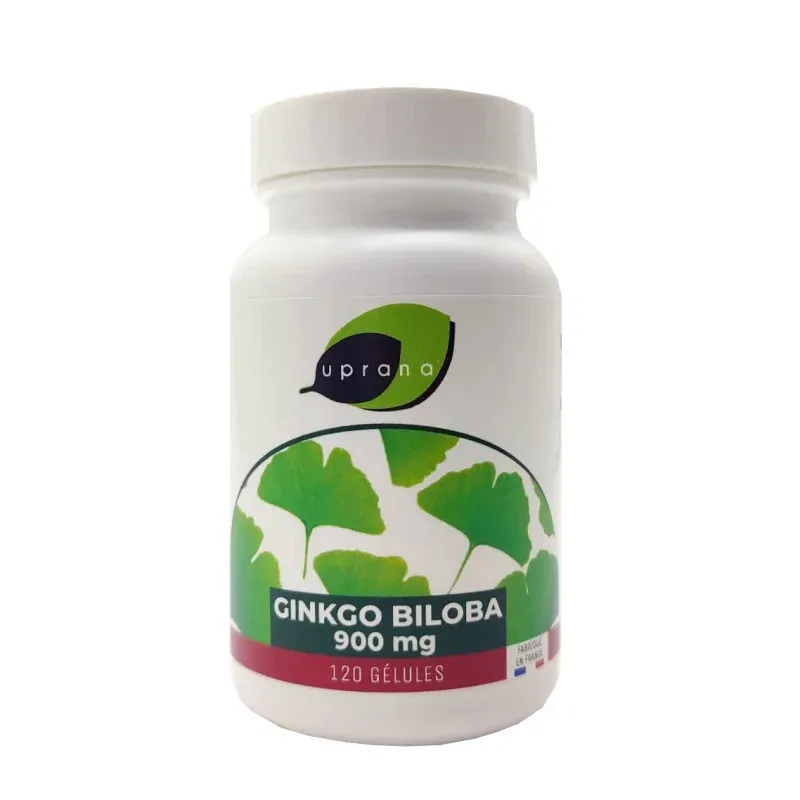 Uprana Ginkgo Biloba 900mg 120 gélules - Univers Pharmacie Uprana Ginkgo Biloba 900mg 120 gélules - Univers Pharmacie