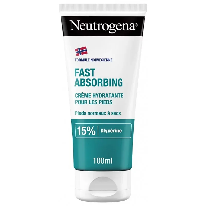 Neutrogena Fast Absorbing Crème Hydratante Pieds 100ml - Univers Pharmacie Neutrogena Fast Absorbing Crème Hydratante Pieds 100ml - Univers Pharmacie