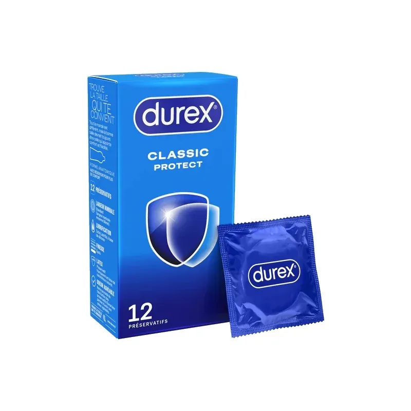 Durex Préservatifs Classic Protect X12 - Univers Pharmacie Durex Préservatifs Classic Protect X12 - Univers Pharmacie