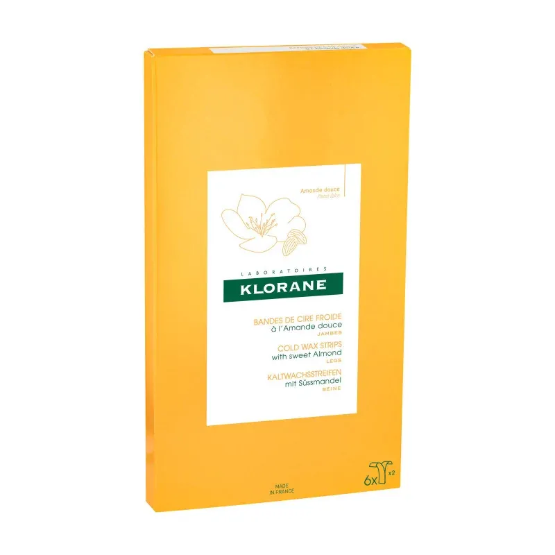 Klorane Bandes de Cire Froide Jambes X6 - Univers Pharmacie Klorane Bandes de Cire Froide Jambes X6 - Univers Pharmacie