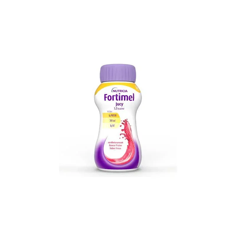 Nutricia Fortimel Jucy Arôme Fraise 4X200ml - Univers Pharmacie