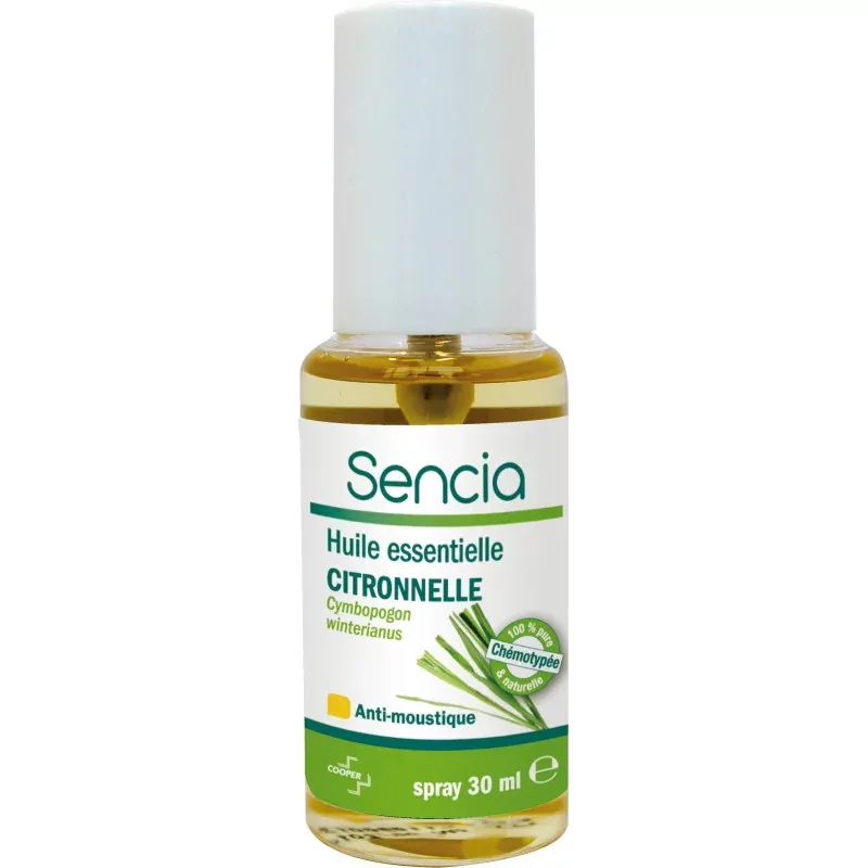 Sancia Huile Essentielle Citronnelle Spray 30ml - Univers Pharmacie