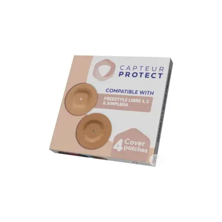 Capteur Protect Patch Adhésif Beige pour Capteur de Glycémie - Univers Pharmacie