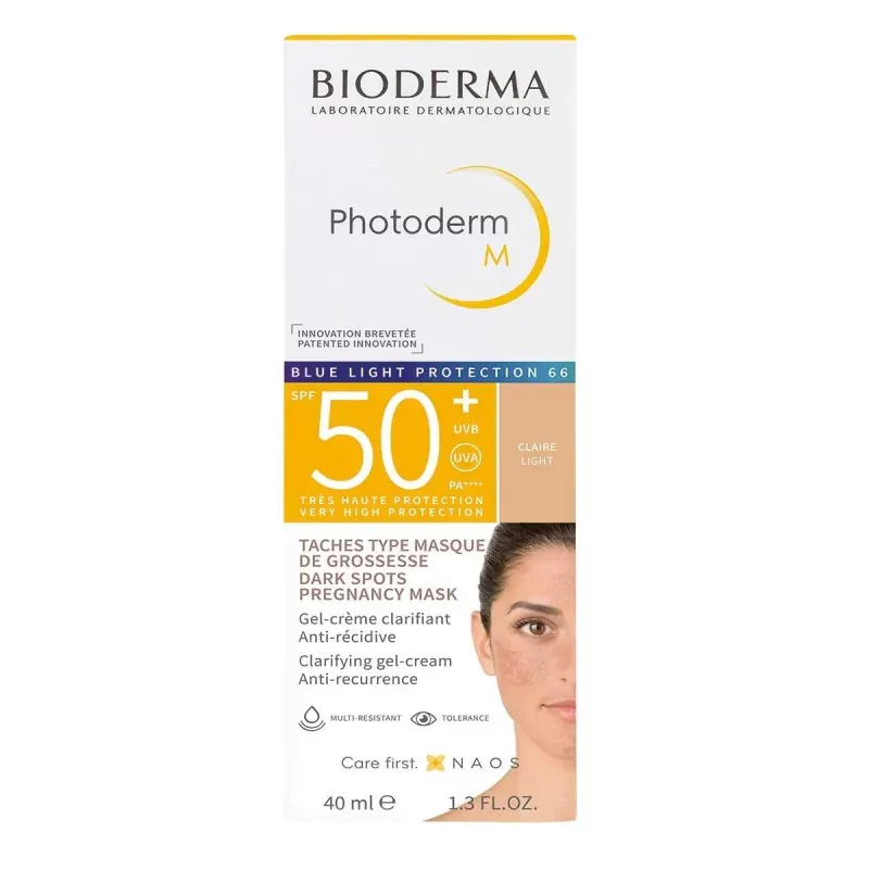 Bioderma Photoderm M Gel-crème SPF50+ Teinte Claire 40ml - Univers Pharmacie