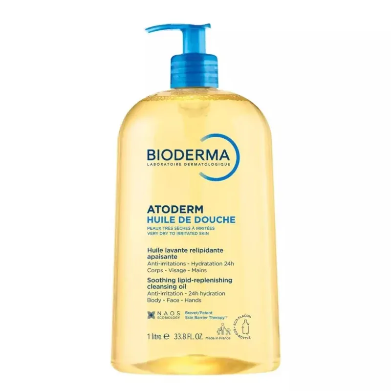 Bioderma Atoderm Huile de Douche 1L - Univers Pharmacie