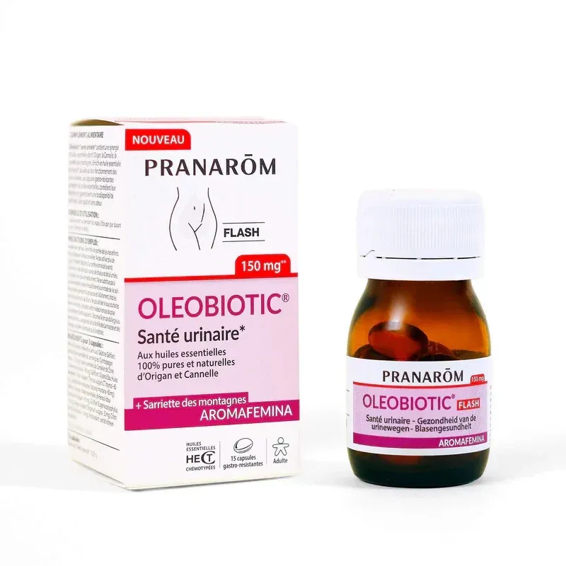 Pranarôm Oleobiotic Santé Urinaire 15 capsules - Univers Pharmacie