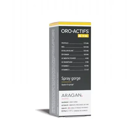 SynActifs OroActifs Spray Gorge 15ml - Univers Pharmacie