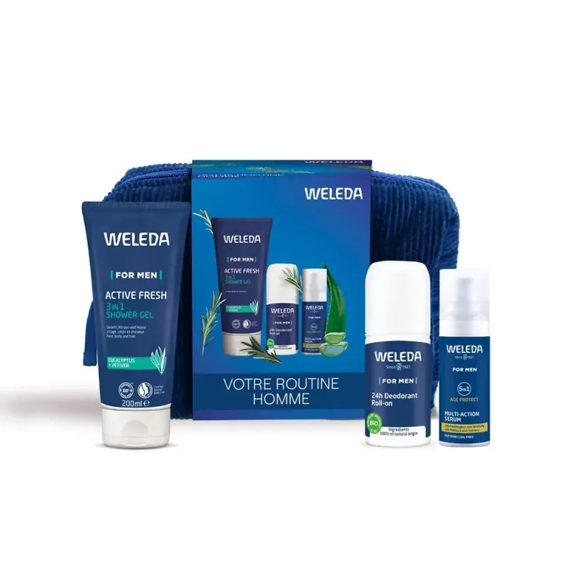 Weleda Votre Routine Homme - Univers Pharmacie Weleda Votre Routine Homme - Univers Pharmacie