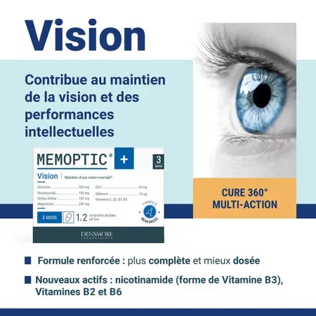 Memoptic+ Vision 90 gélules - Univers Pharmacie