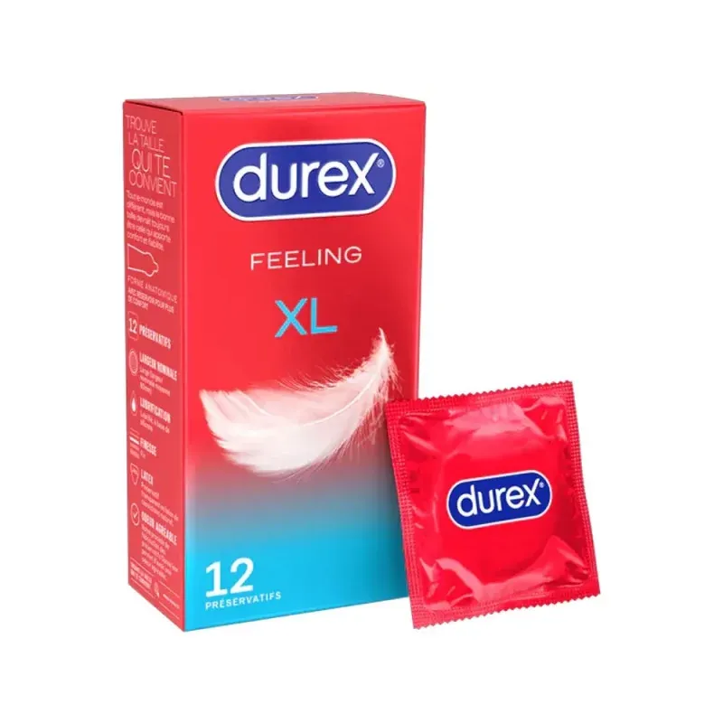 Durex Feeling XL 12 préservatifs - Univers Pharmacie