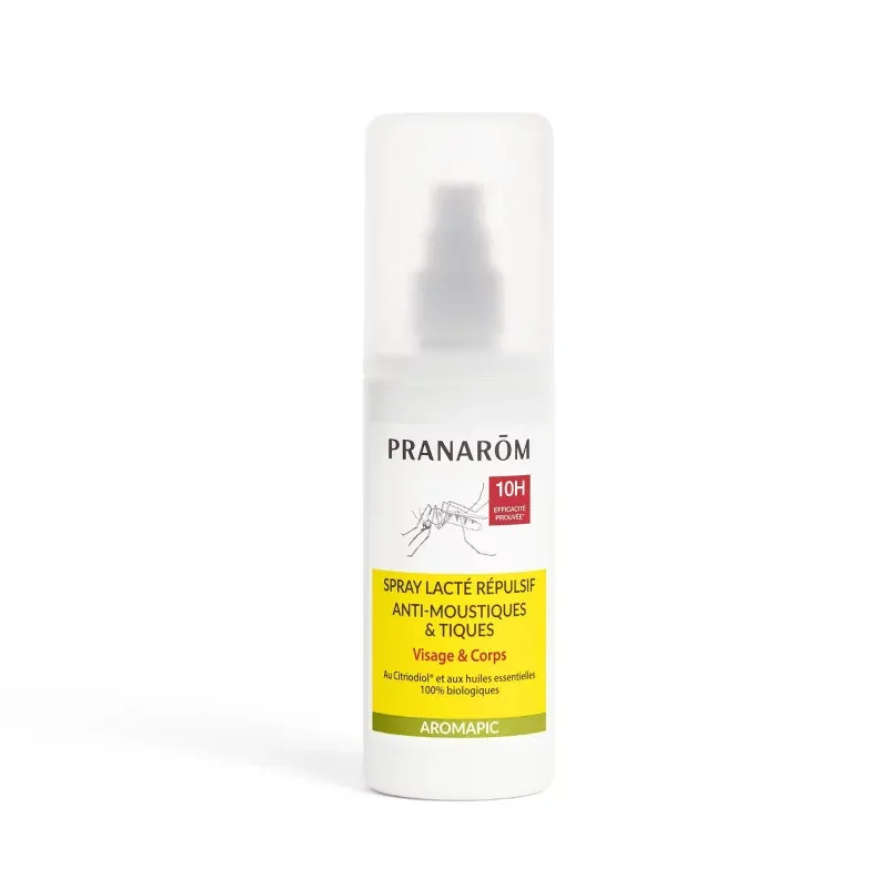 Pranarôm Aromapic Spray Lacté Répulsif 100ml - Univers Pharmacie