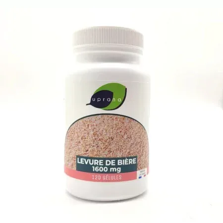 Uprana Levure de Bière 1600mg 120 gélules - Univers Pharmacie