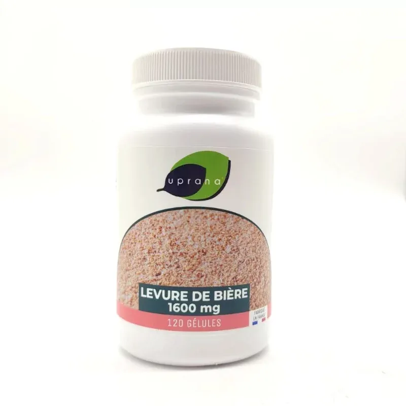 Uprana Levure de Bière 1600mg 120 gélules - Univers Pharmacie