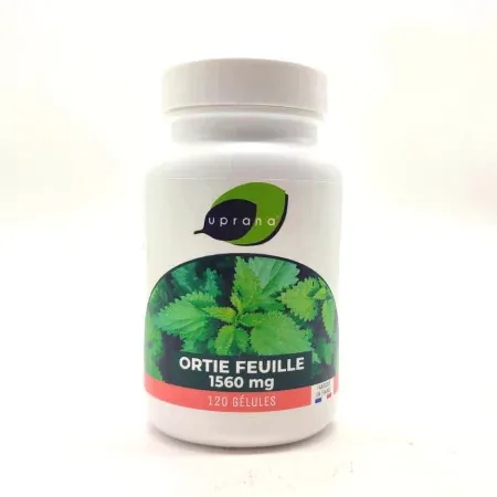Uprana Ortie Feuille 1560mg 120 gélules - Univers Pharmacie