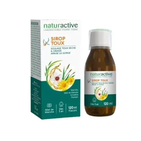 Naturactive Sirop Toux 120ml - Univers Pharmacie