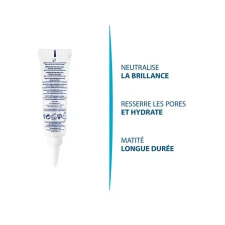 Ducray Keracnyl Mat Anti-brillance Peaux Mixtes à Grasses 30ml - dos du tube