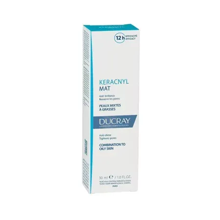Ducray Keracnyl Mat Anti-brillance Peaux Mixtes à Grasses 30ml - boite