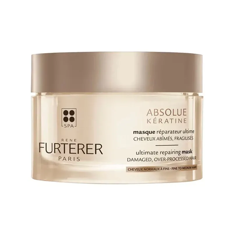 Masque Réparateur Ultime Cheveux Normaux à Fins Absolue Kératine Furterer 200ml - Univers Pharmacie