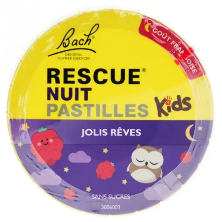 Rescue Nuit Pastilles Kids Jolis Rêves Sans Sucres X60 - Univers Pharmacie