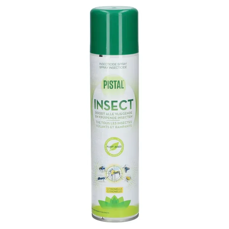 Pistal Insect Insectiside Spray Citronnelle 300ml - Univers Pharmacie Pistal Insect Insectiside Spray Citronnelle 300ml - Univers Pharmacie