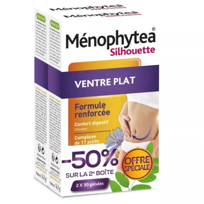 Ménophytéa Silhouette Ventre Plat 2X30 gélules - Univers Pharmacie