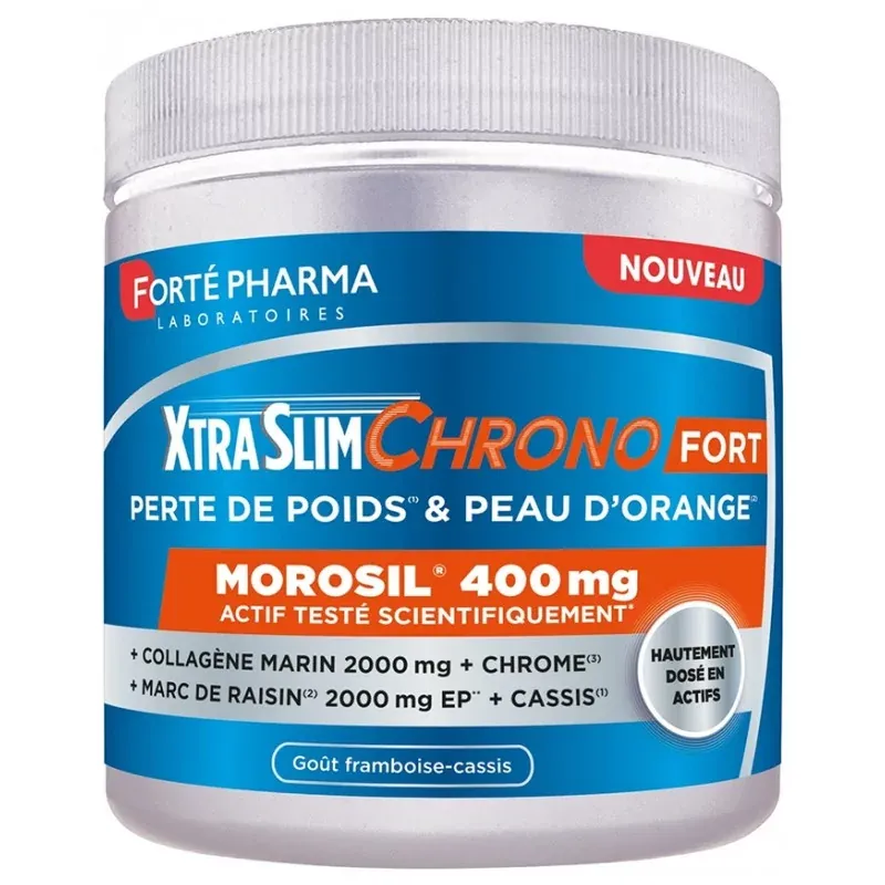 Forté Pharma XtraSlim Chrono Fort Goût Framboise-Cassis 205g