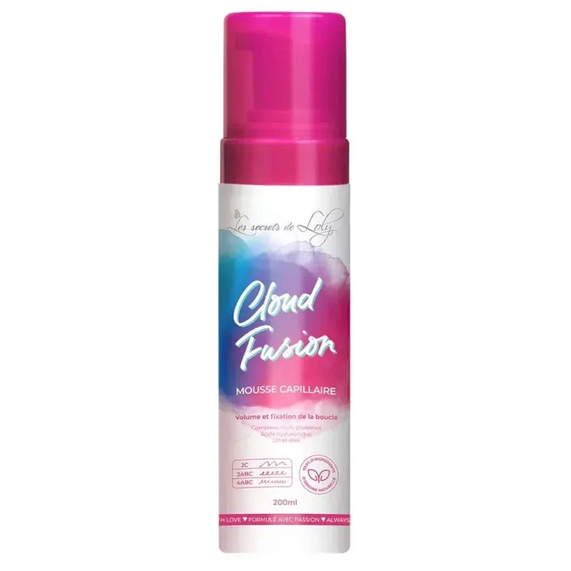 Les Secrets de Loly Cloud Fusion Mousse Capillaire 200ml - Univers Pharmacie Les Secrets de Loly Cloud Fusion Mousse Capillaire 200ml - Univers Pharmacie