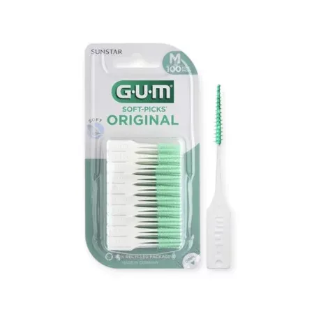 GUM Soft-picks Original Brossettes M X100 - Univers Pharmacie