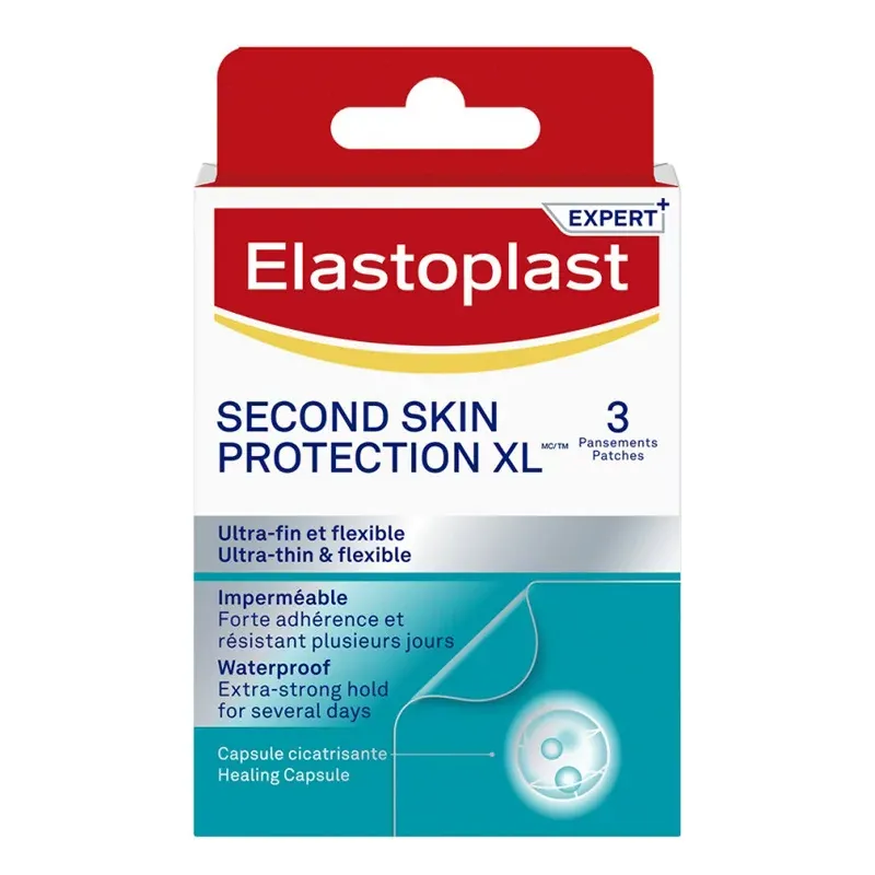 Elastoplast Second Skin Protection XL 3 pansements - Univers Pharmacie Elastoplast Second Skin Protection XL 3 pansements - Univers Pharmacie