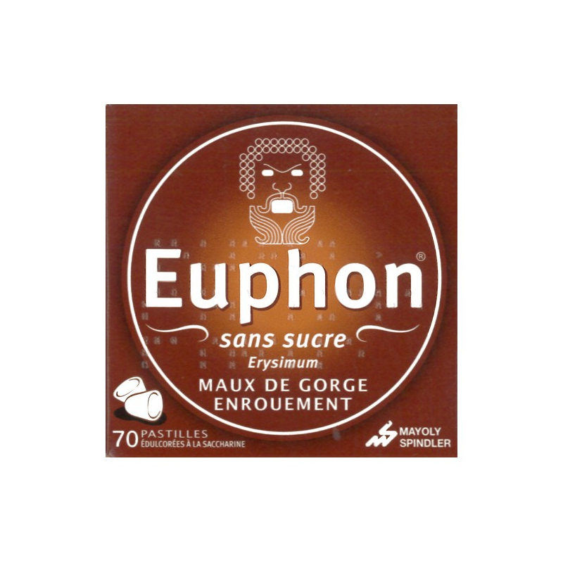 Euphon Erysimum sans sucre 70 pastilles