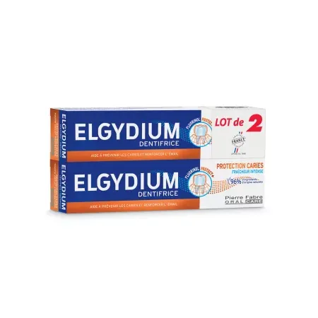 Elgydium Dentifrice Protection Caries 2X75ml - Univers Pharmacie
