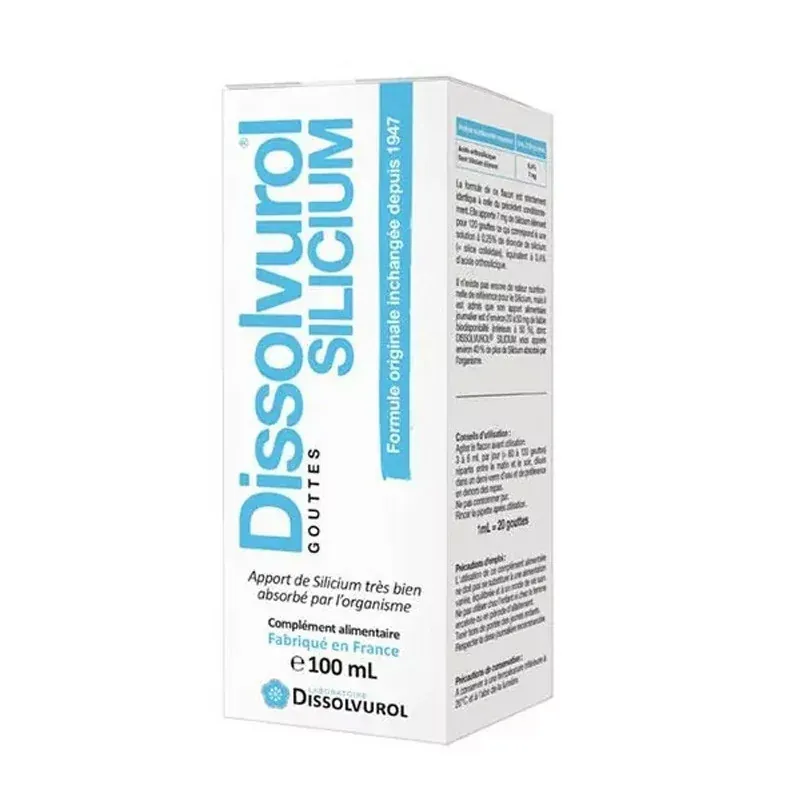 Dissolvurol Silicium 100ml - Univers Pharmacie