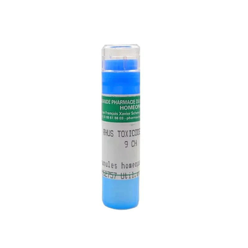 Rhus Toxicodendron 9ch tube granules - Univers Pharmacie Rhus Toxicodendron 9ch tube granules - Univers Pharmacie