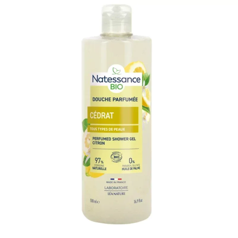 Natessance Bio Douche Parfumée Cédrat 500ml - Univers Pharmacie