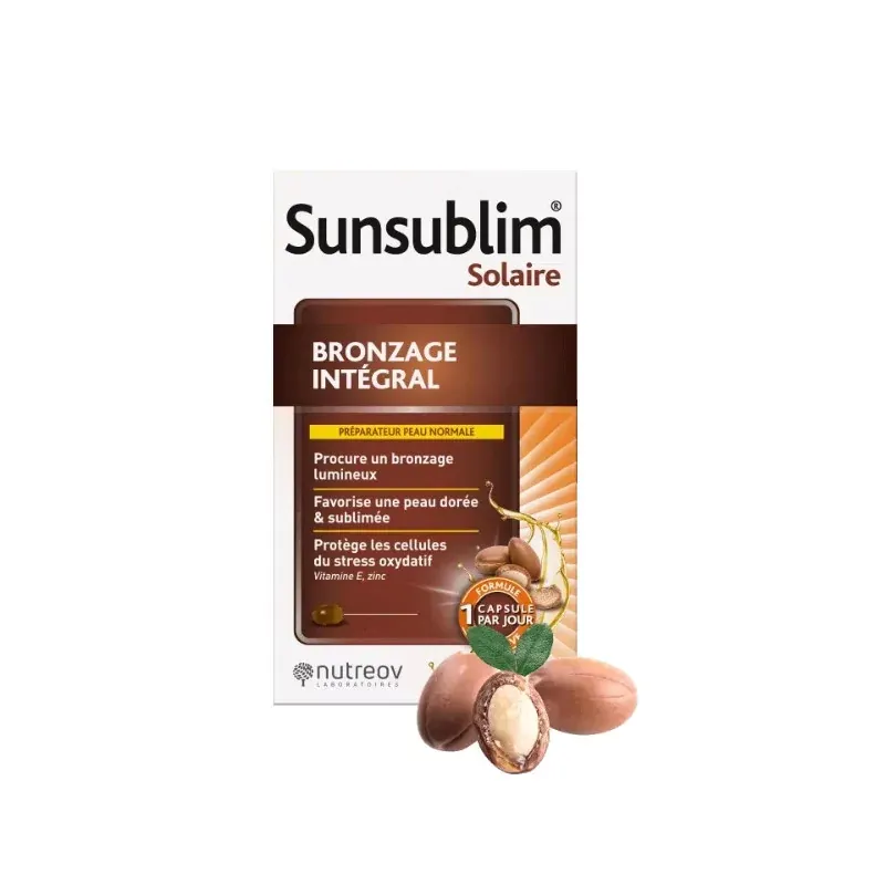 Sunsublim Solaire Bronzage Intégral 90 capsules - Univers Pharmacie Sunsublim Solaire Bronzage Intégral 90 capsules - Univers Pharmacie