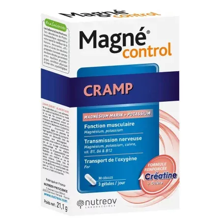 Magné Control Cramp 30 gélules - Univers Pharmacie